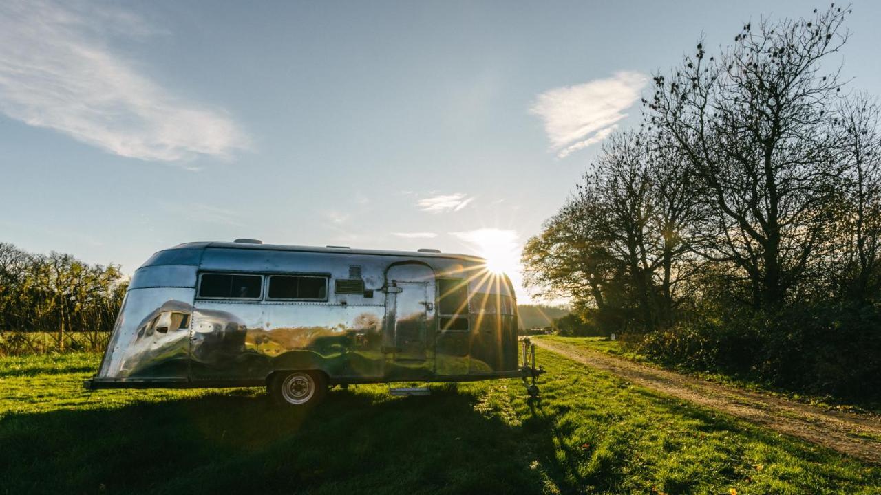 Silver Airstream Glamping & Rental Chichester Exterior foto